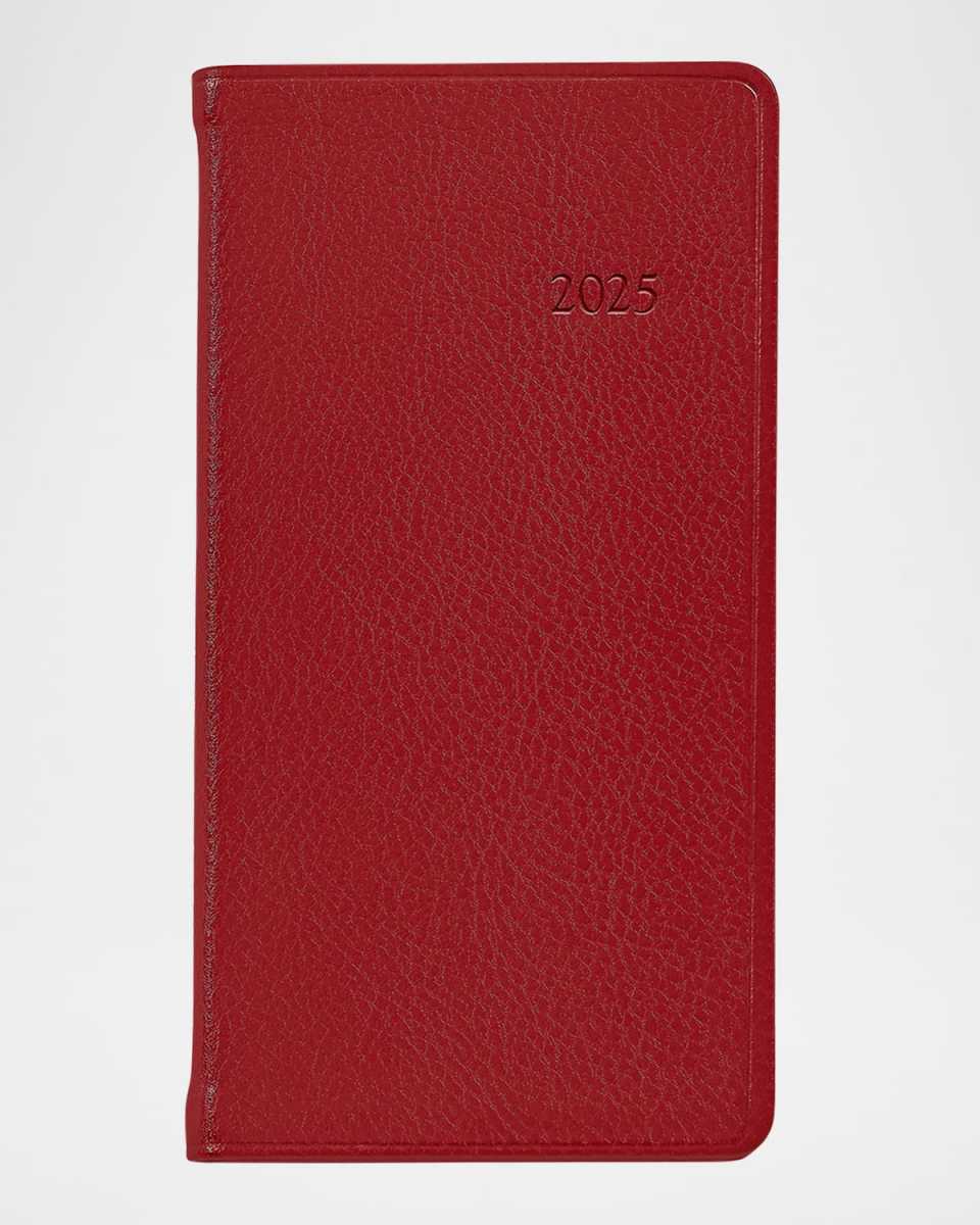 2025 6" Leather Pocket Datebook